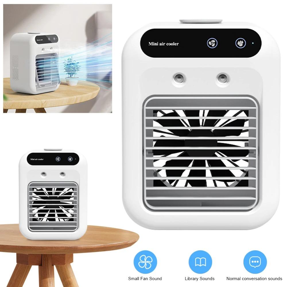 Portable Air Conditioner Fan Mini Evaporative Air Cooler with Humidifier Air Cooling Fan Quiet for Home Office Bedroom Use