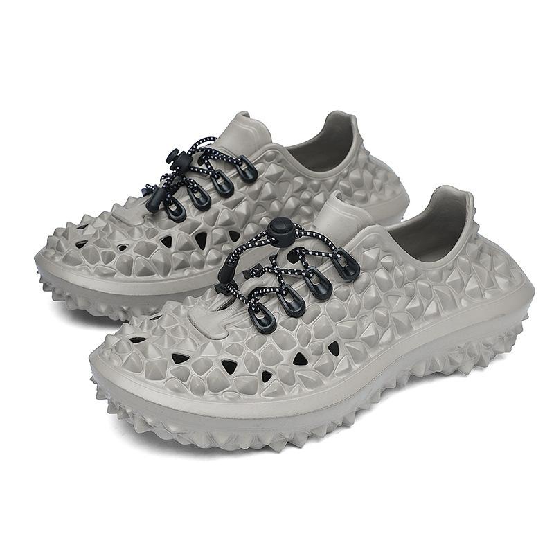 Fruit Household Half-drag Korean Version Trendy Beach Bag Head Slippers Men's Summer Sandals Outdoor Hole Shoes Outside Sandals