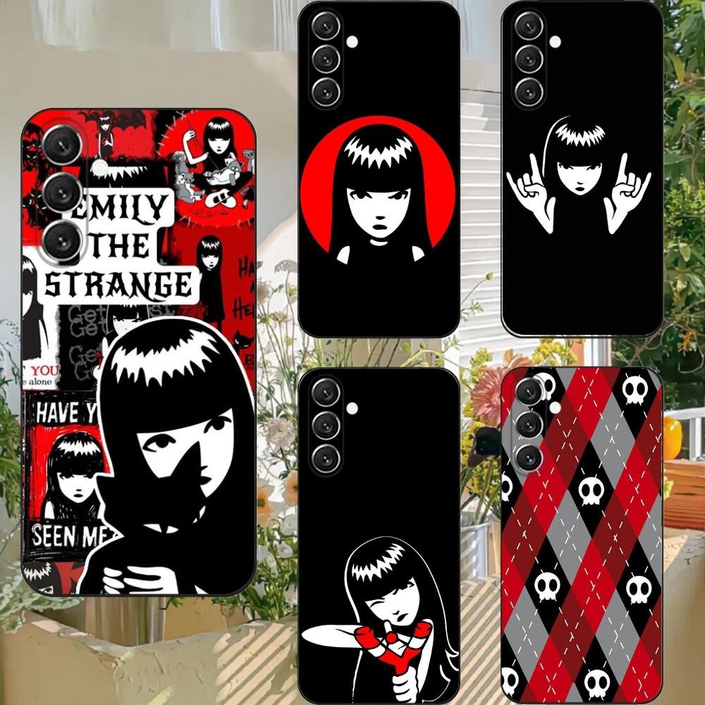 Comics Emily The Strange Phone Case For Samsung S21,S22 Ultra,S20,S30 plus,S22 plus,S23,S30 Ultra 5G Silicone Cover