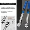 25-350N.m Torque Wrench Square Drive Torques Key ±3% High Precision Torque Wrench Professional Bicycle Automotive Tool