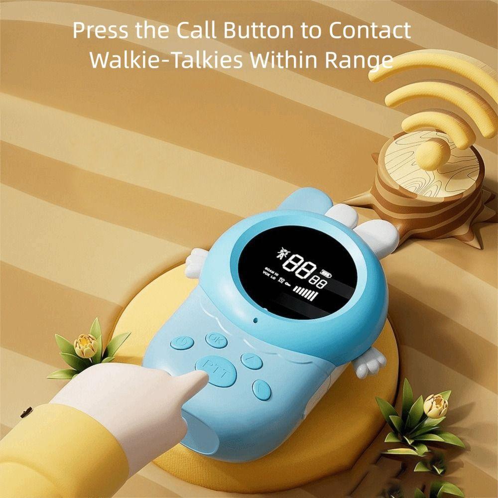 High-definition Walkie-talkie Wireless Digitalkids Walkie-talkie Digital Monitor Kids Toys  Holiday