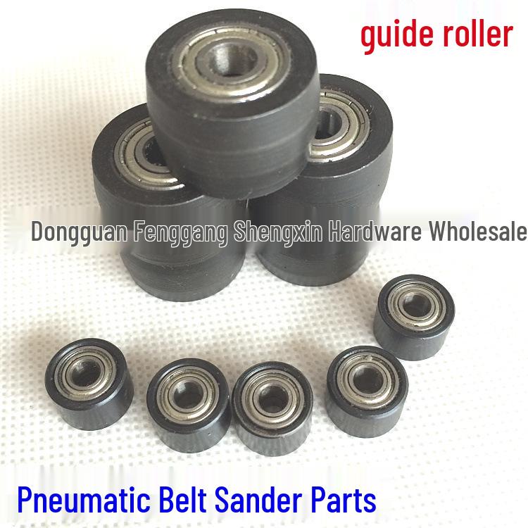 Pneumatic Belt Sander Parts: 10x330 & 20x520, Front Guide Wheel & Shaft Rod