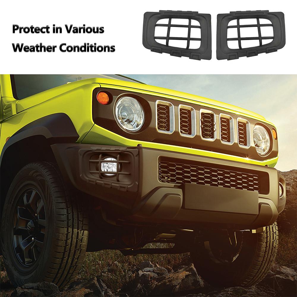 Fog Light Hood Protection Cover For Suzuki Jimny JB64 JB74W 2019-2026 Front Light Cover Trim Car Light Guard Car Accessories
