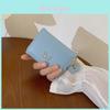 Pu Wallet For Women Short Card Holder With Multiple Card Slots For Daily Use