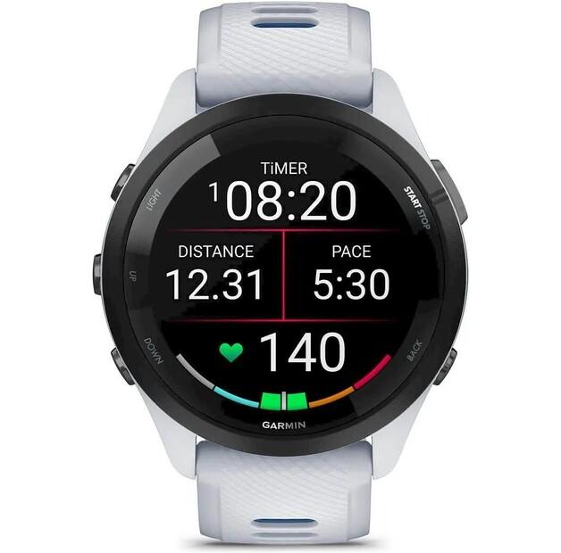 Беговые часы Garmin Forerunner 265 с GPS молочно-белые