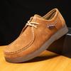 Fashion Men Classic Retro Casual Shoes Lace-up High Quality Cow Suede  Leather Men Comfortable Driving Flats Men Outdoor Oxfords
