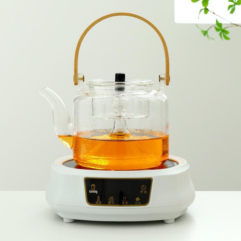 Smart Electric Ceramic Tea Brewer - Compact Kettle for Brewing, Steaming, and Boiling Tea