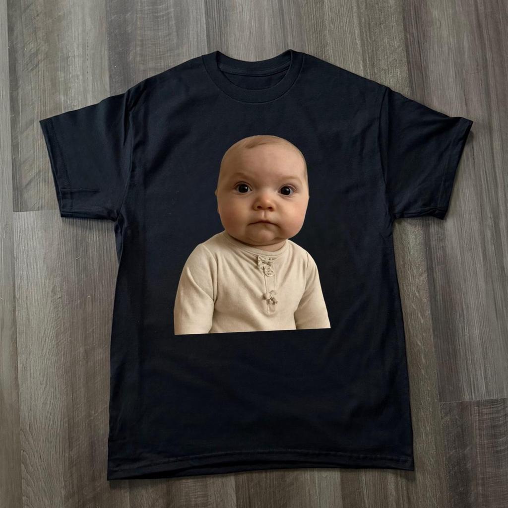 Baby Meme Shirt Cute Baby Face Tee Funny Graphic Tee Trendy Meme Shirt Unisex Gift Tee Aesthetic Streetwear Shirt