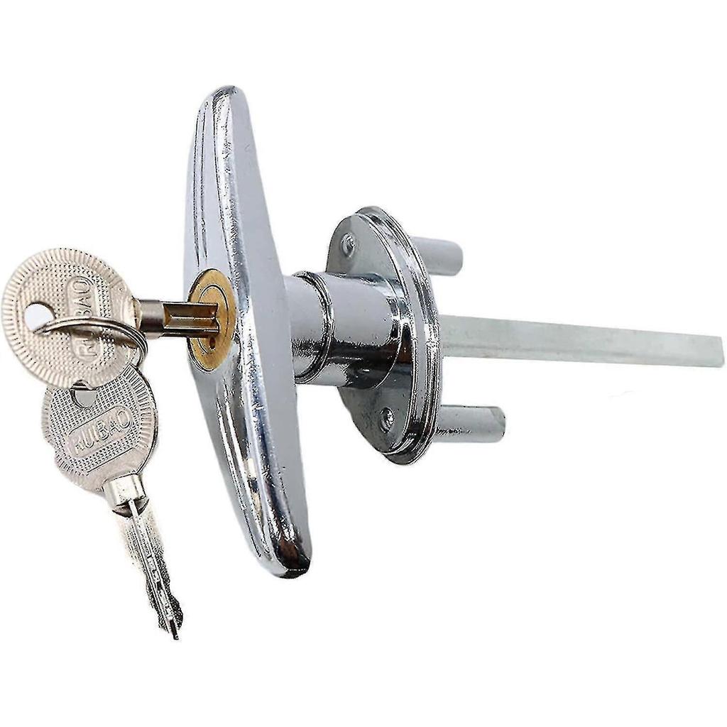 Garage Door Keyed T-handle Lock Kit With 2keys,universal Shed Door Lock T Handle