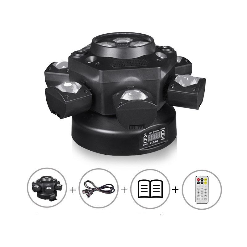 Indoor Party Ambient Lighting  KTV Bar Stage Lights  Rotating Head Flash