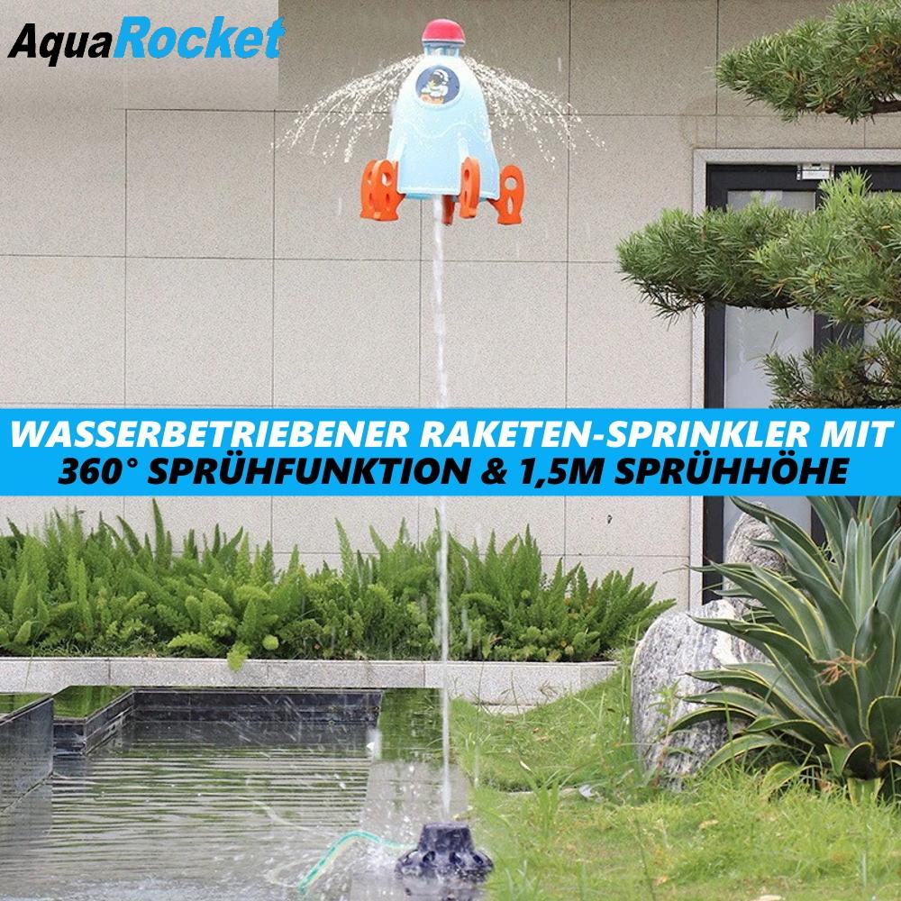 AQUAROCKET Water Toy Rocket Water Sprinkler Summer Toy Water Game