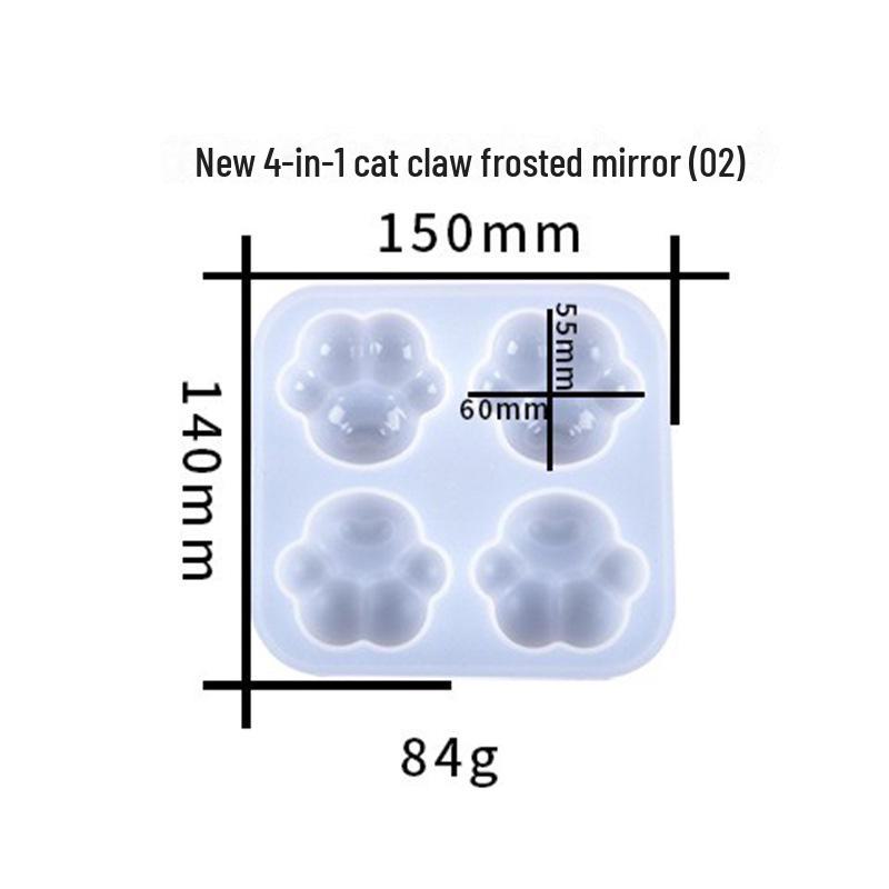 DIY Pazur kota silikonowa forma do robienia kolczyków i breloków