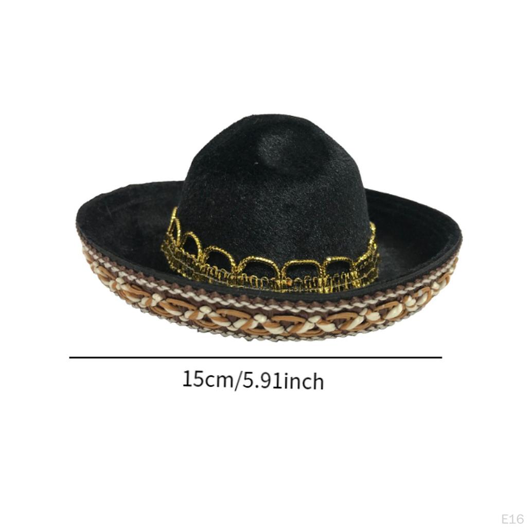 Colorful Fiesta Hat Headband for Spooky Celebrations