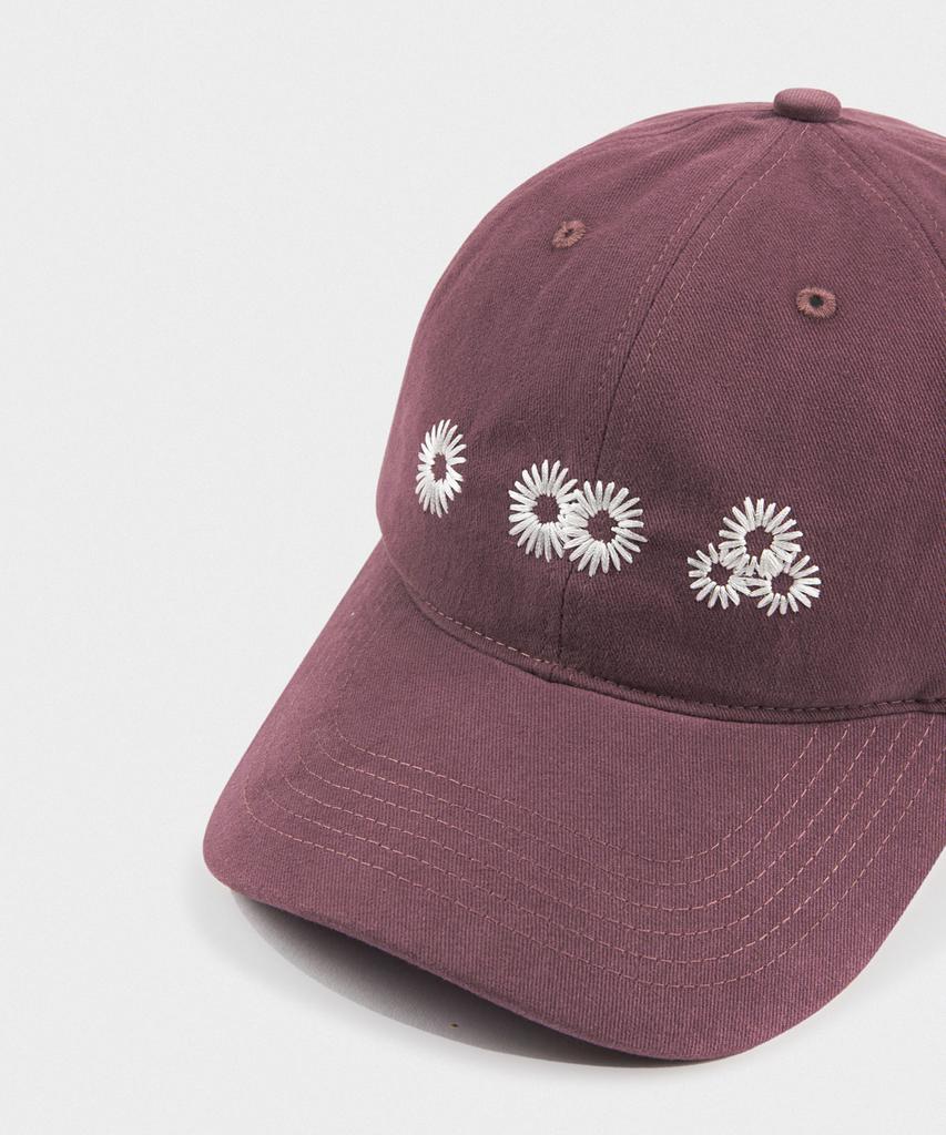 Maidibbeullumemolijeu Newvy Logo Peach Ball Cap (Magenta)