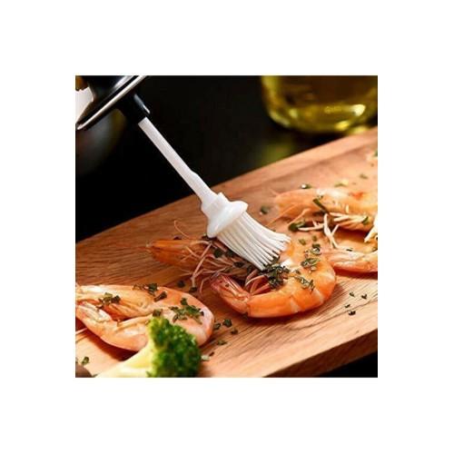 

Миска для соуса с масляным горшком и силиконовой кистью