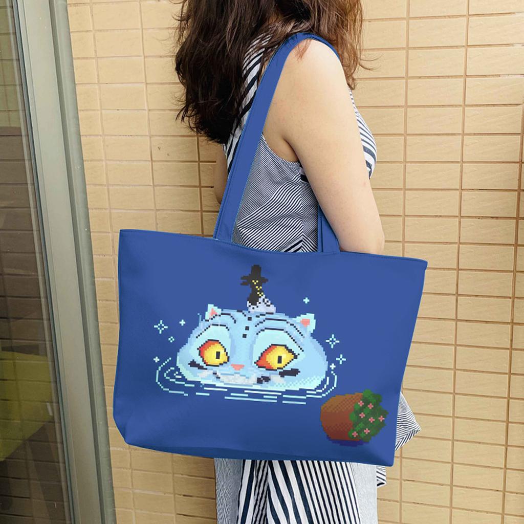 Group One-shoulder Leather Bag Tote Bag One-shoulder Bag PU Large Capacity  Cartoon