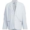 Cny Speed Blazer Solid Color Single-Breasted Casual Long Sleeve Suit Jacket Unisex Jackets Light-Blue HU1242