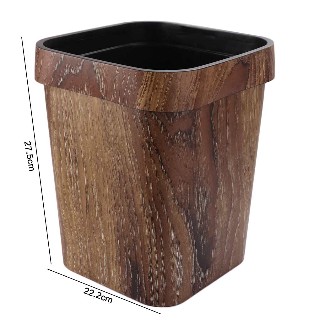 Square Toilet Paper Basket Large Capacity Waste Bins Wastebasket Trash Can Kitchen
