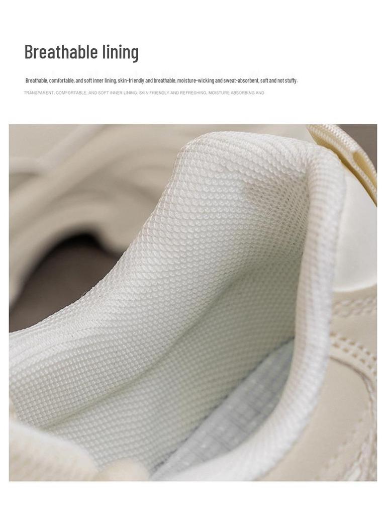 2025 Spring Women's Breathable Mesh Korean Style Thick-Soled Casual Fashion Sneakers