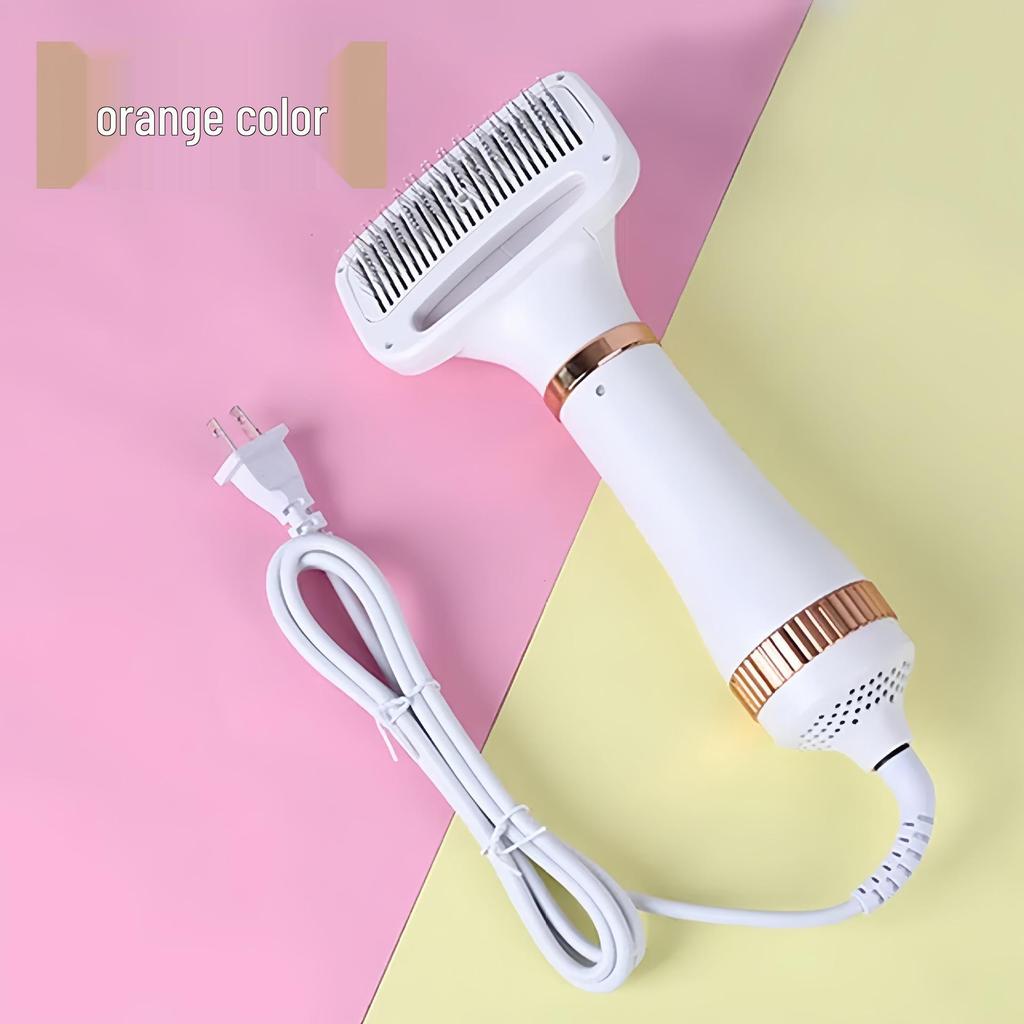 Pet Grooming Blower with Comb for Fluffing, Styling, and Easy Hair Removal