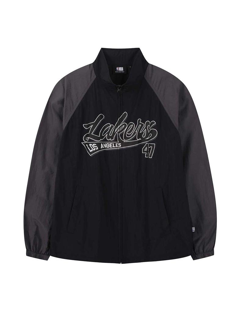 Nba Leichter Farbblock Varsity Windbreaker Schwarz