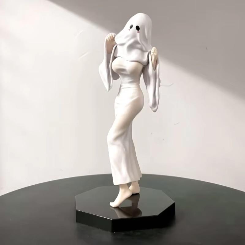 

Ghost Girl Anime Figure Halloween Themed Desktop Bookshelf Computer Case Decoration Popular Cosplay Toy For Geeks And Gamers