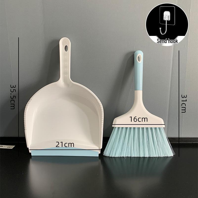 Compact Desk Dustpan and Broom Set for Window and Desktop Cleaning