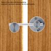 Zinc Alloy Door Lock Bolt Vacant Engaged Privacy Indicator Lock for Public Toilet Restroom