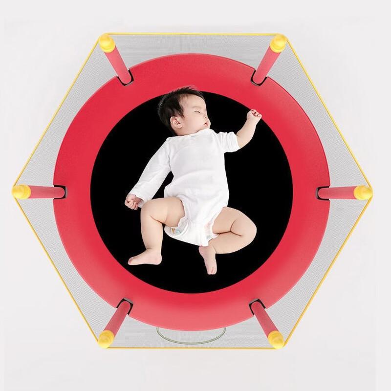 TLXT Foldable Kids Trampoline with Safety Net