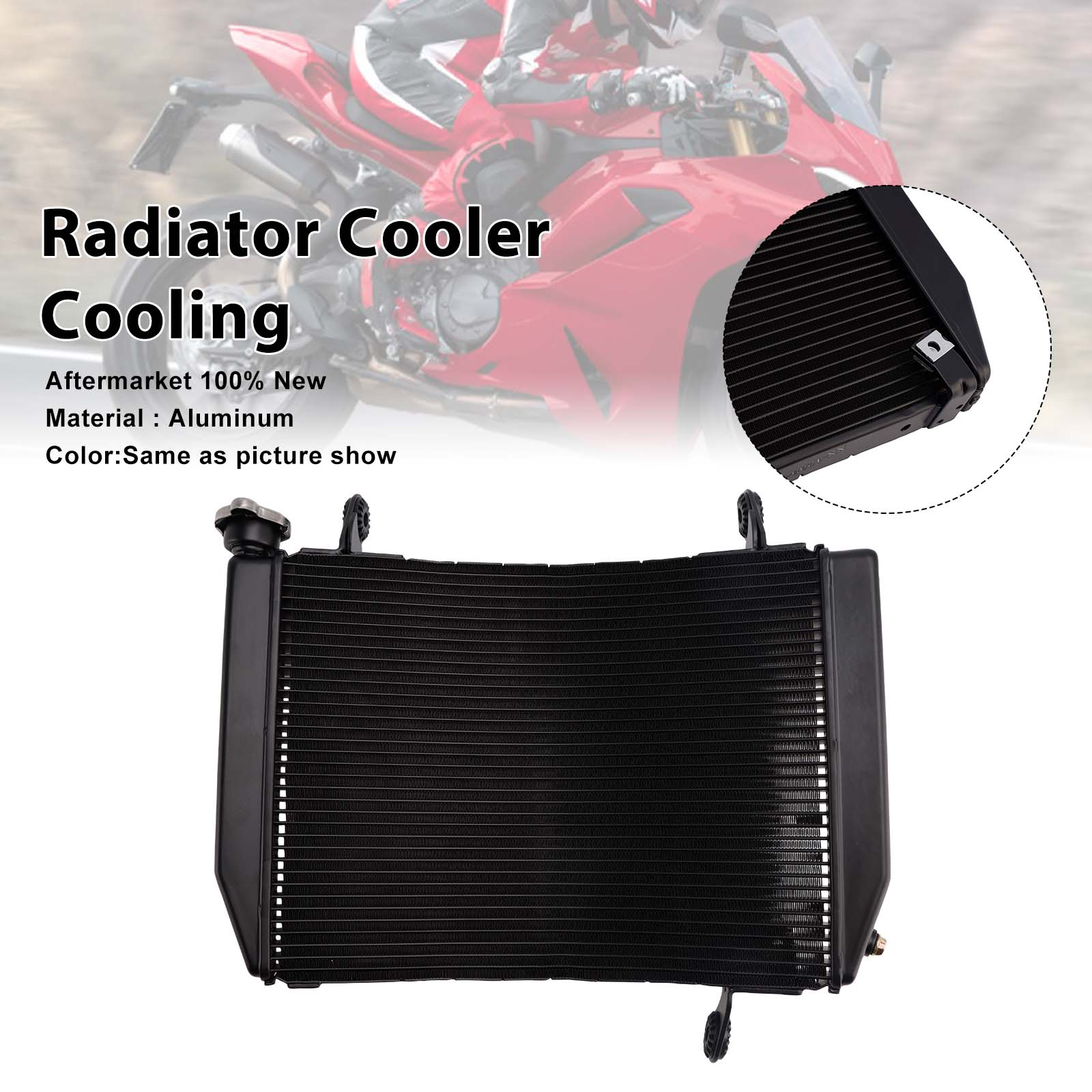 Radiator Cooling Engine Cooler Fit For Ducati Panigale V2 2025-2026