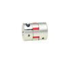 CNC Aluminum Plum Blossom Coupling: Elastic Motor Screw Rod, 30mm OD, 40mm Length.