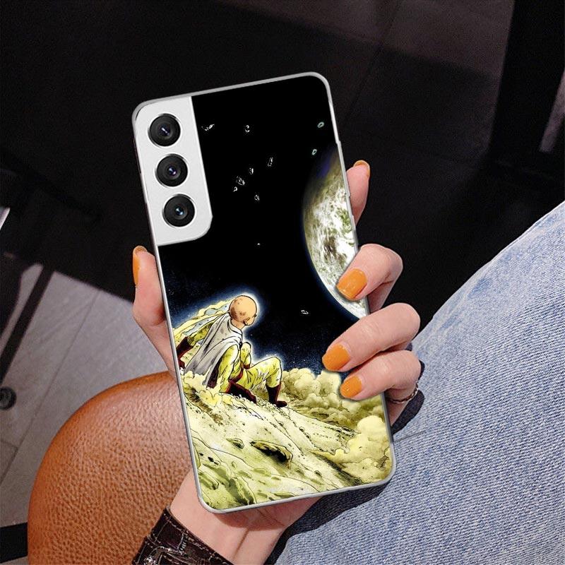 One-Punch Man Anime Phone Case For Samsung Galaxy S24 S25 Edge S26 Ultra S23 S22 S21 Plus S20 FE + Personalized Print Cover Gala