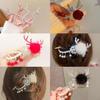 Elegant Reindeer Antler Hair Clip – Stylish Hair Accessory for High Ponytails