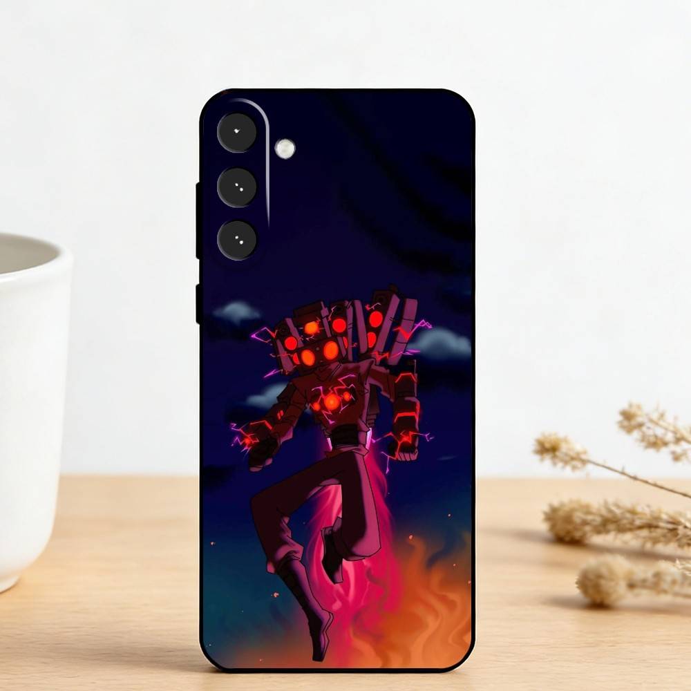 S-Skibidi Toilet T-Titan S-Speakerman    Phone Case For Samsung Galaxy A73,A72,A71,A70,A53,A52,A51,Others Soft Black Cover Samsung a13 5g