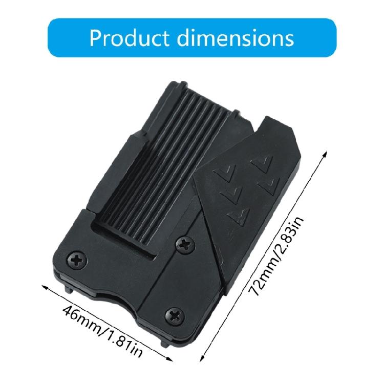 Tape Measure Quick Detach Clip ABS Holder Drill Holder Belt Clip For Belt Or Bag Measuring Tape Holder