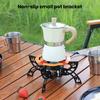 Portable Camping Gas Stove Cooking Burner Windproof 3800W High Power Flame Adjustable Foldable Design Outdoor Backpacking Stove