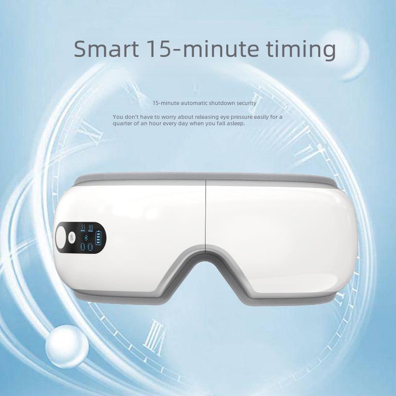 Vibrating Heated Eye Massager with Air Pressure and Hot Compress