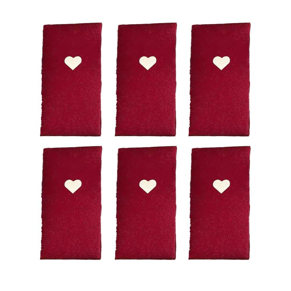 6pcs/set Traditional Red Envelope Chinese Style New Year Packet Money Pockets Spring Festival