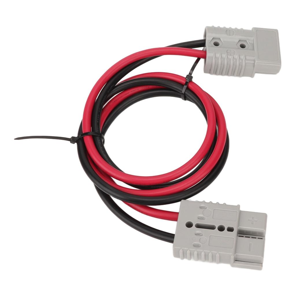 Battery Adapter Cable 6AWG Battery Power Connector 600V 175A 120cm/3.94ft for Automotive