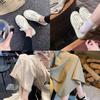 Sheepskin Version~ Leather Round Head Lace-up Breathable Stepping Heel Casual Canvas Shoes Women's 2025 New Board Shoes Little White Shoes