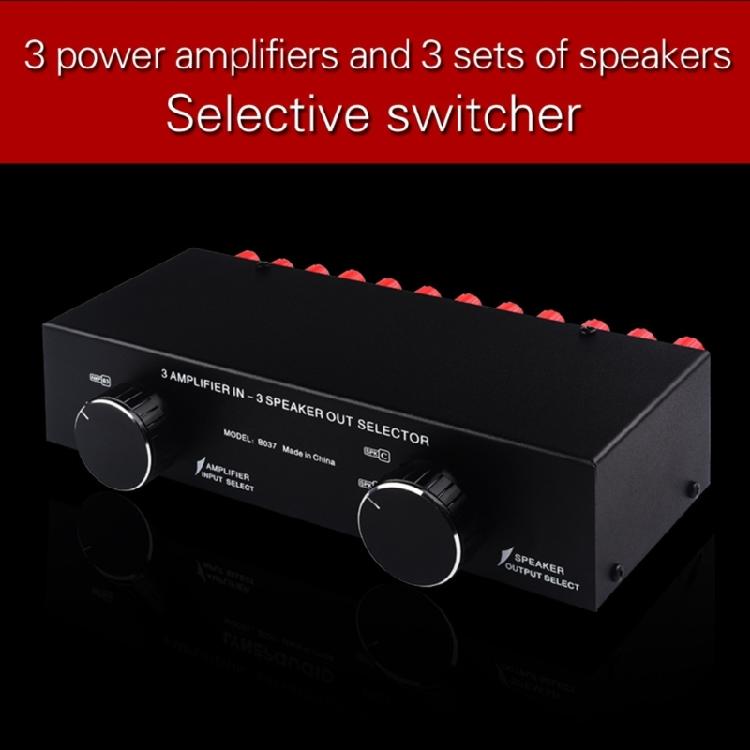 Easy Signal Switching Converters 3 Amplifiers In 3 Speaker Out Selector