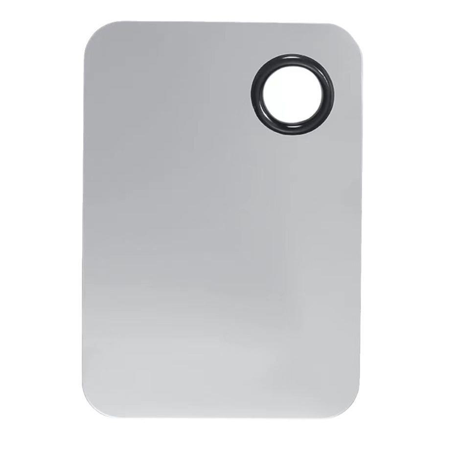 Stainless Steel Makeup Palette Set: Includes Color Sticks, Liquid Foundation, Lipstick, Nail Color Tools.