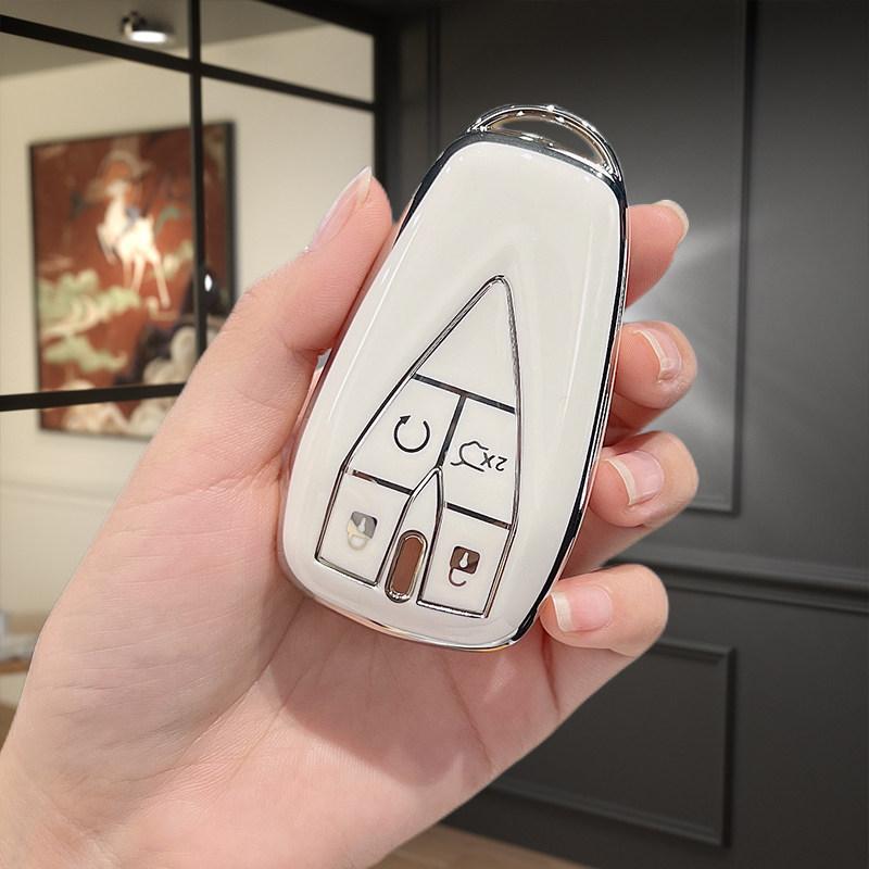 For Changan Eado Uni-T Uni K Oushang X5 X7 Ev Oshan Z6 Cs35 Plus Cs55 Cs75 Auto Accessories Soft Tpu Car Key Case Caps Holder