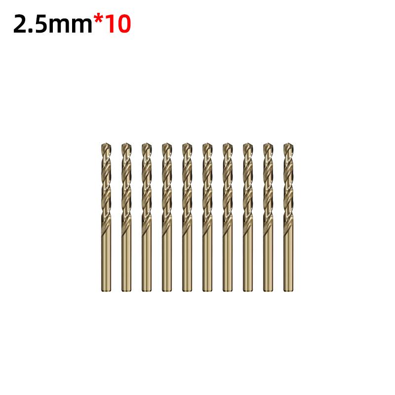 Metal Drill Cobalt Twist Drill Bit Set 1-13mm HSS M35 Stainless Steel Twist Drills The Whole Ground Metal Reamer Hole Tools