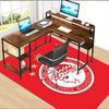 Olympiacos F.C Polyester Carpet, Soft Indoor Mat for Office Chair, Living Room, Computer Desk - Decorative Home Office Rug Design