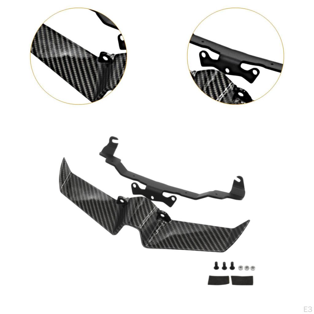 Motorcycle Front Spoiler Fairing Panel, Winglets Wind Deflector for MT 10