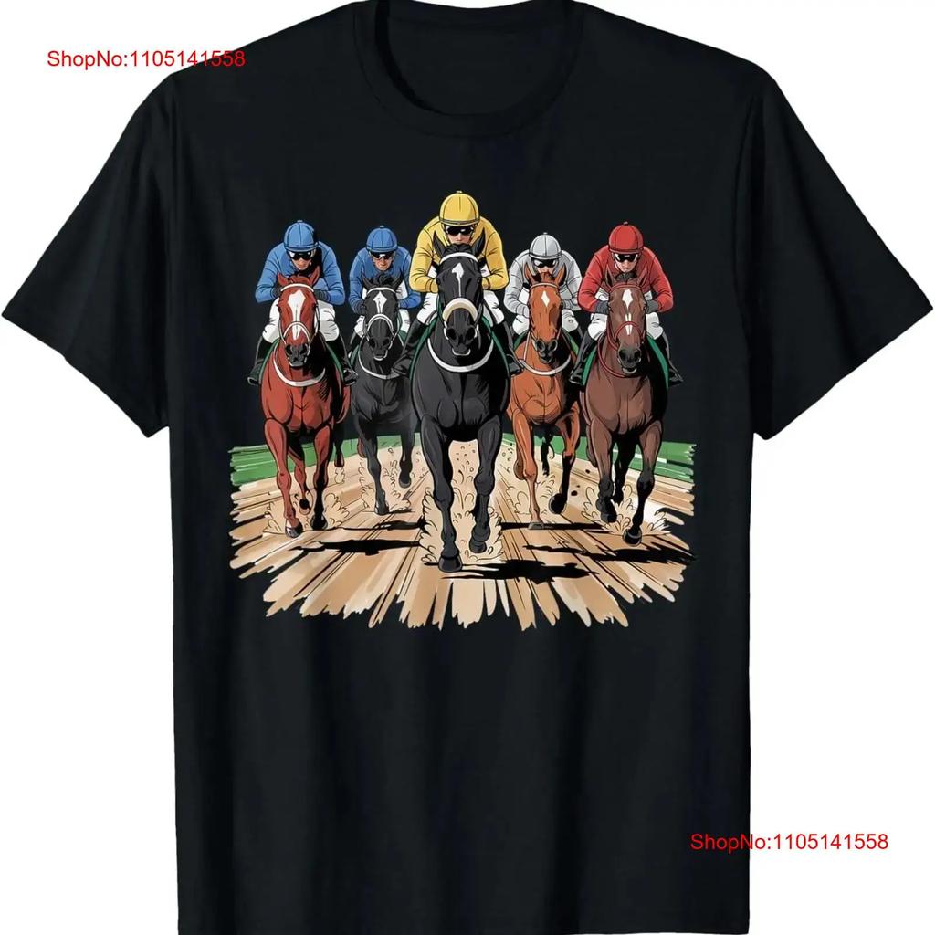 Jockey Racer Derby Rider S T Shirt Adult Look S 4xl Vintage Stretched Fashion Homme Graphic Top For Everyday Wear