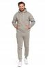 Men's Hooded Sweatshirt Oversize Cotton Warm MORAJ 3XL GREY