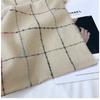 Plaid Scarf Women's Autumn and Winter New Fringed Shawl Fashion Imitation Cashmere Warm Scarf