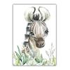 Graffiti Art Animal Canvas Painting Funny Pony Elephant Tiger Wall Art Poster Living Room Bedroom Home Decoration Mural No Frame